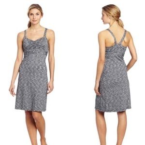 Prana Amaya Gray Space Dye Active Dress M